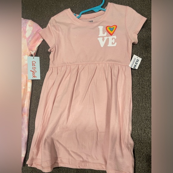 DRESS BUNDLE ******2 toddler girl pink dresses NWT - Picture 5 of 5